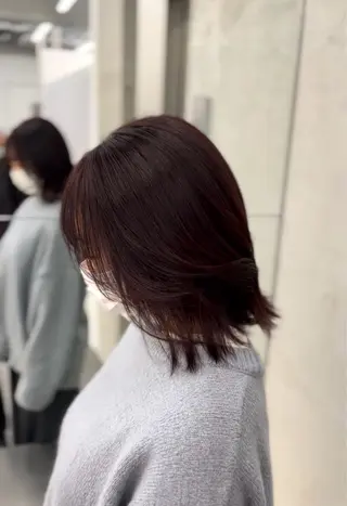 カラー くすみカラー/縮毛 ayukaのヘアスタイル