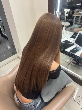 ロング カラー ヘアアレンジ メンズ シールエクステ🎀 羽エクステ🌙しぇるのヘアスタイル