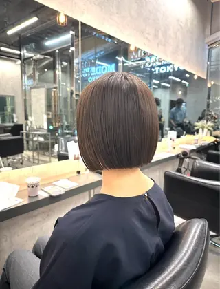 ショート Misora/ボブ/ レイヤー/艶カラーのヘアスタイル