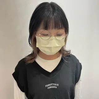 ミディアム 🐺ウルフ/レイヤー 似合わせ‎🤍沙羅のヘアスタイル