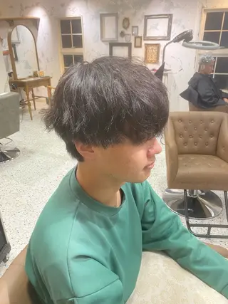 パーマ メンズ 進藤彪雅/メンズ/ 千葉駅【GENiE】のヘアスタイル