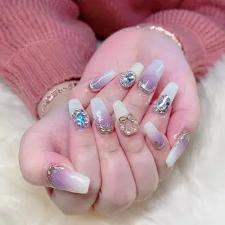 ロング 💜MIYA nail川崎店のネイルデザイン