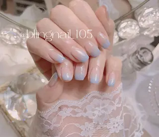 ネイル 23時まで❤︎韓国、 ワンホンネイルのネイルデザイン