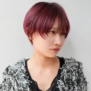 ショート カラー ハイトーンカラー/ さらさのヘアスタイル