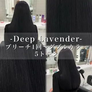 ロング カラー ヘアアレンジ 💓ブリーチ特化 透明感💓あい💓のヘアスタイル