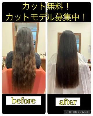 ロング カット無料　カット モデル募集中　網谷のヘアスタイル