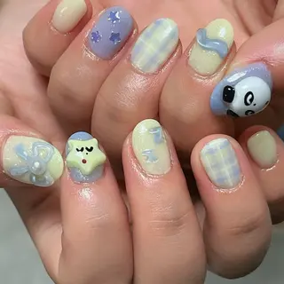 ネイル 【Zina京都駅前】 きぬがわ らむのネイルデザイン