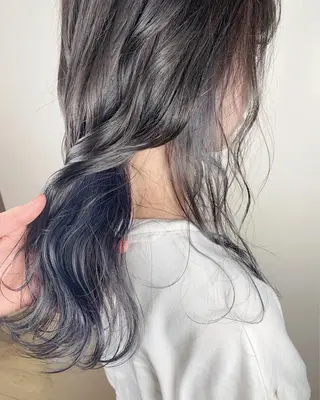 セミロング カラー 樫原裕二/レイヤー カット/透明感カラーのヘアスタイル