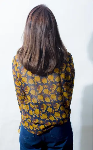 セミロング Agu  hair rupia 金沢店所属・金沢美容室/ 艶髪/夜営業/JINのヘアスタイル