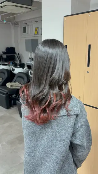 セミロング tokute 中野真咲🐺のヘアスタイル