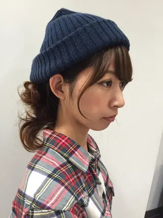 ミディアム Endearing 銀座/レイヤーカットのヘアスタイル