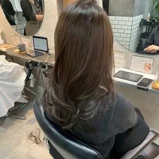 カラー こうら かすみのヘアスタイル