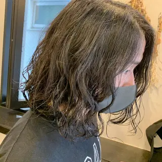 ミディアム パーマ メンズ 髪質改善period.所属・いしかわまい🎀 髪質改善特価サロンのヘアスタイル