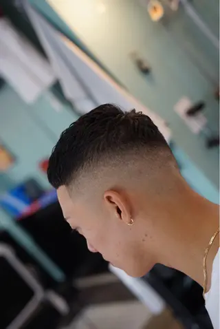 ショート メンズ TIGHT SWAG BARBERWORKS所属・TIGHT SWAG YUTOのヘアスタイル