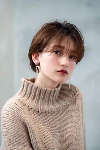 ショート カラー 🉐レイヤー/塩見 弘樹🉐渋谷のヘアスタイル