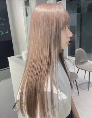 ロング カラー 心斎橋・北堀江 Bunt@のヘアスタイル