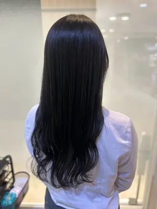 ロング カラー 髪質改善/縮毛矯正 ササキナツミのヘアスタイル