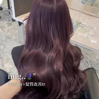 ミディアム カラー モテ艶韓国ヘア 🤍りんのヘアスタイル