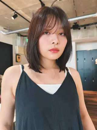 ショート カラー パーマ 🫧小顔×似合わせ× 透明感カラー🫧のヘアスタイル