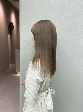 ロング カラー 高松 沙耶のヘアスタイル