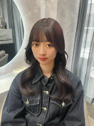 ロング カラー 🇰🇷jisoo -ジス-🇰🇷のヘアスタイル