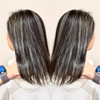 ミディアム カラー 岡崎勇人/レイヤー/ 韓国/ケラチンTRのヘアスタイル