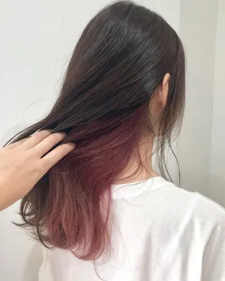 セミロング 青木 梨奈のヘアスタイル