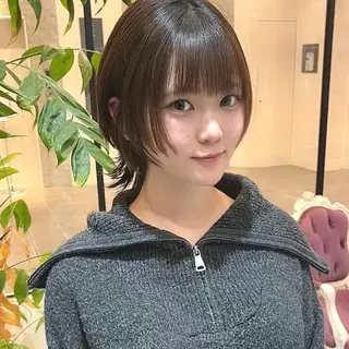 ショート 大阪ウルフカット 🐺デザインカラーのヘアスタイル