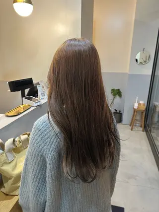 ロング カラー 三浦 彩那のヘアスタイル