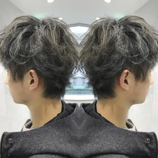 ショート カラー メンズ cecil hair所属・重政 和樹のヘアスタイル
