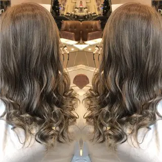 ミディアム カラー パーマ 🫧代表/新宿駅近/ 限定価格🫧田辺貴裕のヘアスタイル