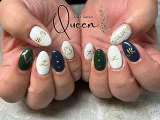 ネイル Queennail 北堀江megumiのネイルデザイン