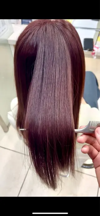 ロング 暖色🍒艶カラー✨️ コウセイのヘアスタイル