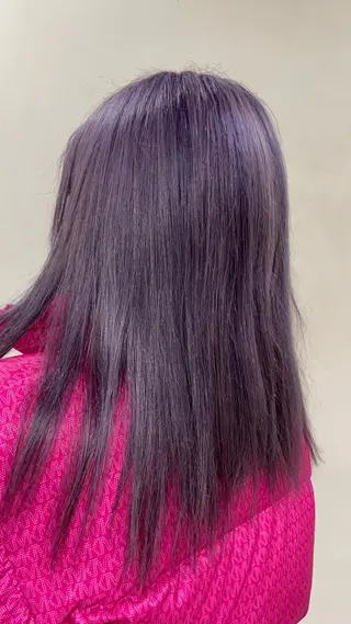 ミディアム カラー 透明感ミルクティー✨ 西澤 ジュンヤのヘアスタイル