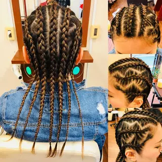 GO TODAYSHAiRESALON所属・✨コーンロウ✨ 本田さゃかのヘアスタイル