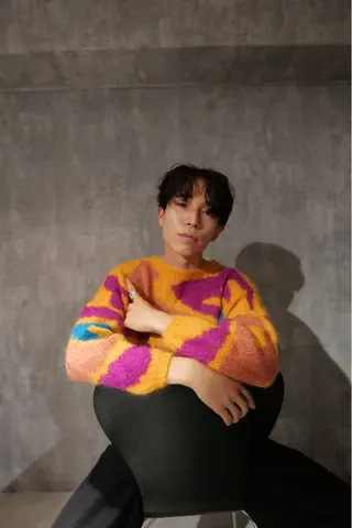 ミディアム パーマ メンズ パーマ/藤沢 湘南/HYOのヘアスタイル