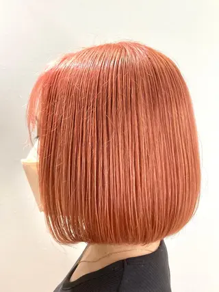 ミディアム カラー GOTODAY シェアサロン梅田NU茶屋町店所属・髪質改善/艶カラー 縮毛矯正/みほのヘアスタイル