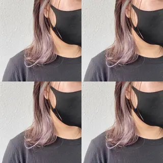 セミロング カラー ヘアアレンジ 竹内啓太 ボブのヘアスタイル