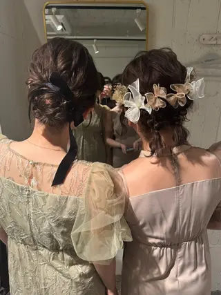 ミディアム ヘアアレンジ m.sante所属・小松 瑞季のヘアスタイル