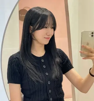 ロング ❤︎︎韓国ヘア❤︎︎ 𝑺𝒉𝒊𝒉𝒐のヘアスタイル