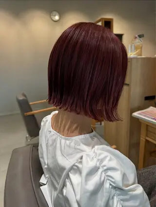 ミディアム カラー 永野真也 透明感カラー🪞のヘアスタイル