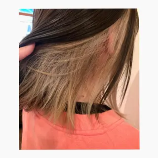 ミディアム カラー まちだ ひとみのヘアスタイル