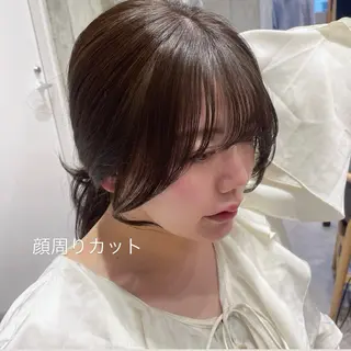 セミロング 顔周り/レイヤー🎀 natsumiのヘアスタイル