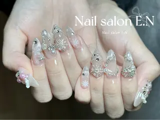 ネイル E.N🦋 長さ出し/持ち込みのネイルデザイン