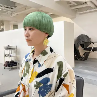 ショート 可愛いパーマスタイル といえばISSEYのヘアスタイル