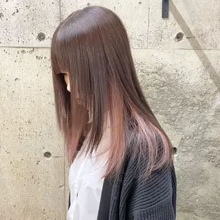 セミロング souco/ moenoのヘアスタイル