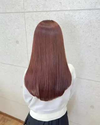 セミロング カラー mizu kiのヘアスタイル