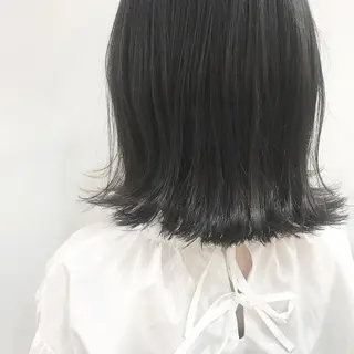 ミディアム カラー AMI ウルフパーマ/メンズのヘアスタイル