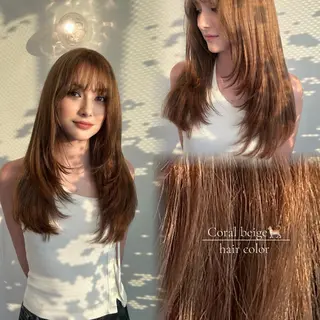 ロング カラー 🎀gigs🎀 momoka🎀のヘアスタイル