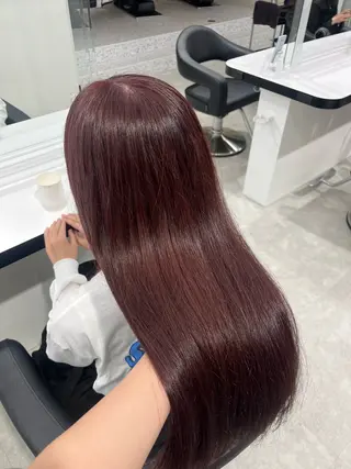 ロング カラー みう/仙台/暖色/ 艶髪/顔周りカット/のヘアスタイル